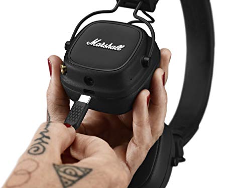 Marshall Major IV Bluetooth On-Ear Headphones - Black
