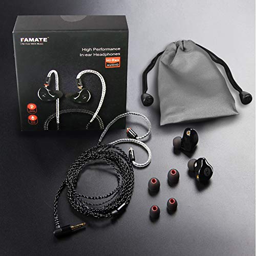 Dual-Driver In-Ear Headphones with Removable Cable