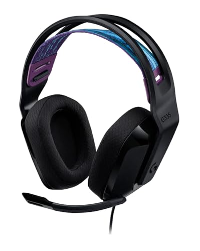 Logitech G335 Wired Gaming Headset with Flip-to-Mute