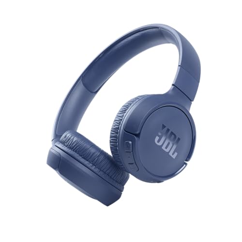 JBL Tune 510BT Wireless Over-Ear Headphones - Blue