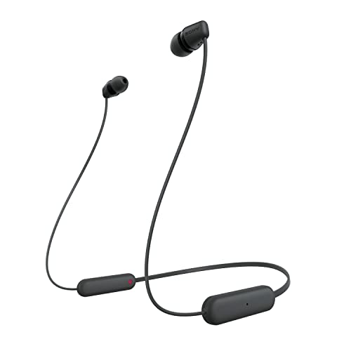 Sony WI-C100 Wireless In-Ear Headphones, Black