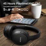 RUNOLIM Wireless Over-Ear Headphones with Noise Canceling