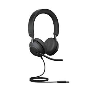 Jabra Evolve2 40 UC Stereo Headset - Black