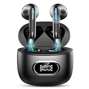 Bluetooth 5.3 Wireless Earbuds with Dual Mic