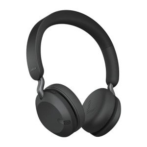 Jabra Elite 45h Wireless On-Ear Headphones - Black