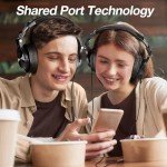 OneOdio A70 Bluetooth Over-Ear Headphones, 72H Playtime