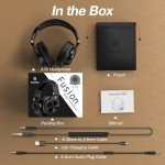 OneOdio A70 Bluetooth Over-Ear Headphones, 72H Playtime
