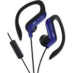 JVC HAEBR80A Blue Sports Clip Headphones
