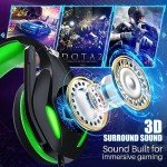 Stynice Gaming Headphones with Microphone for Consoles