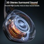 Tatybo Gaming Headset with Mic and Soft Earmuffs