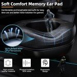 Tatybo Gaming Headset with Mic and Soft Earmuffs
