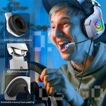Ozeino 7.1 Surround Sound Gaming Headset with Mic