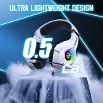 Ozeino 7.1 Surround Sound Gaming Headset with Mic