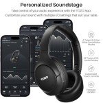 TOZO HT2 Wireless Headphones with Active Noise Cancellation