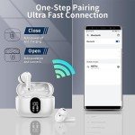 Wireless Bluetooth 5.3 Headphones with Noise Cancelling