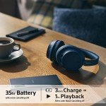 Sony WH-CH720NL Wireless Noise-Canceling Headphones - Navy