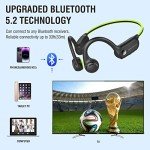 HCMOBI Wireless Bone Conduction Sports Headphones - Green