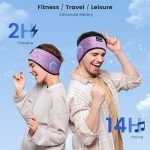 Bluetooth Sleep Headphones with HD Stereo Speakers