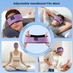 Bluetooth Sleep Headphones with HD Stereo Speakers