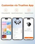 Truefree Open Ear Bluetooth Headphones with 45H Playtime