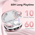 Wireless Earbuds with 60Hrs Playback and HD Mic