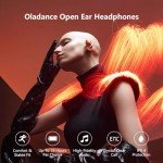 Oladance Open Ear Bluetooth Sports Headphones - Mars Orange