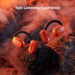 Oladance Open Ear Bluetooth Sports Headphones - Mars Orange