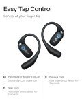 SHOKZ OpenFit Wireless Bluetooth Headphones – Black