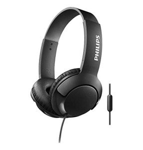 Philips SHL3075BK On-Ear Headphones with Rich Bass