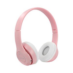 Mobitek Wireless Pink Headphones with Bluetooth Connection