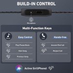 GAMURRY Wired Earphones with Clear Call & Bass