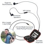GAMURRY Wired Earphones with Clear Call & Bass