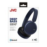 JVC Deep Bass Bluetooth On-Ear Headphones - Blue