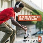 JBL Tune 510BT Bluetooth On-Ear Headphones - White