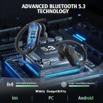Bluetooth 5.3 In-Ear Headphones with Charging Case