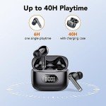Wireless Bluetooth 5.3 Headphones with Deep Bass