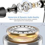 BluKar Wired In-Ear Headphones with High Sensitivity Microphone