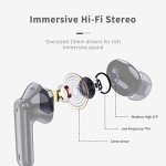 Bluetooth Wireless Earbuds with Deep Bass and Noise Cancelling