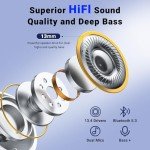Bluetooth 5.3 Wireless Earbuds with Noise Cancelling