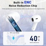 Bluetooth 5.3 Wireless Earbuds with Noise Cancelling