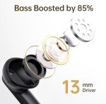 Bluetooth 5.4 Wireless Earbuds with Deep Bass