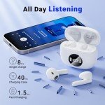 Bluetooth 5.3 Wireless Earbuds with Noise Cancelling