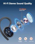 128H Bluetooth 5.3 Wireless Earbuds with Noise Cancelling