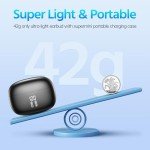 Bluetooth 5.4 Wireless Earbuds with Deep Bass