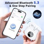 Bluetooth 5.3 Wireless Earbuds with Noise Cancelling