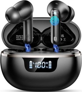 Bluetooth 5.4 Wireless Earbuds with Noise Cancelling