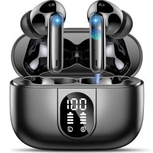 Bluetooth 5.3 Wireless Earbuds with Noise Cancelling