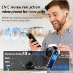 Bluetooth 5.3 Wireless Earbuds with Noise Cancelling