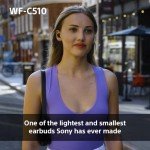 Sony WF-C510 Wireless Earbuds - Lightweight, Bluetooth, Long Battery