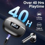 Bluetooth 5.4 Wireless Earbuds with Noise Cancelling